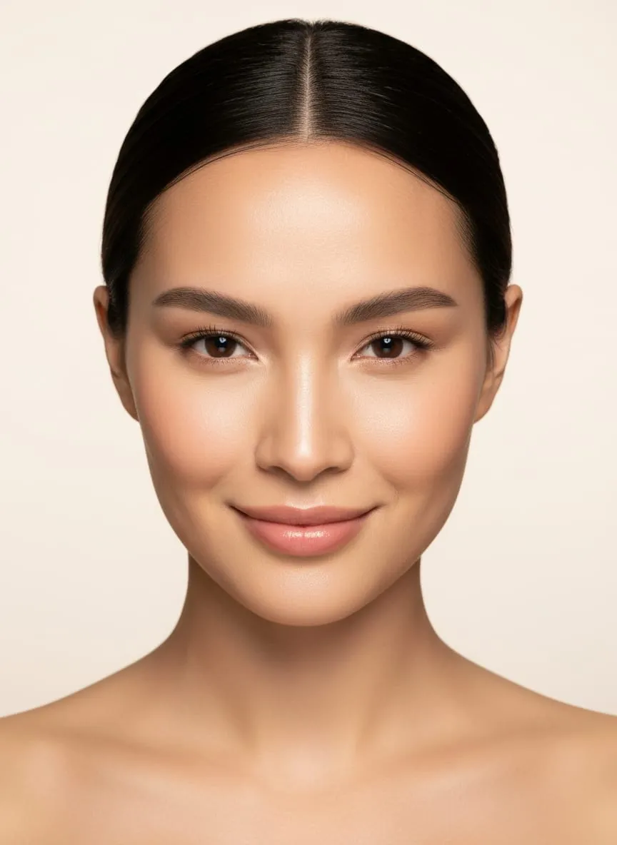 Maya, whose face shape reads as heart